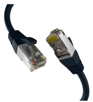 M-Cab EC020200299 cavo di rete Nero 0,25 m Cat8.1 S/FTP (S-STP)