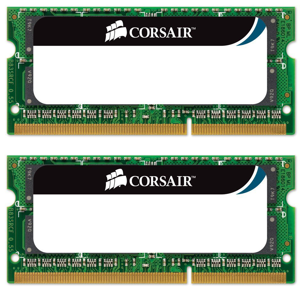 Kritisere komprimeret Intrusion Corsair CMSO16GX3M2A1333C9 | Corsair 16GB (2 x 8 GB) DDR3 1333MHz SODIMM  memory module