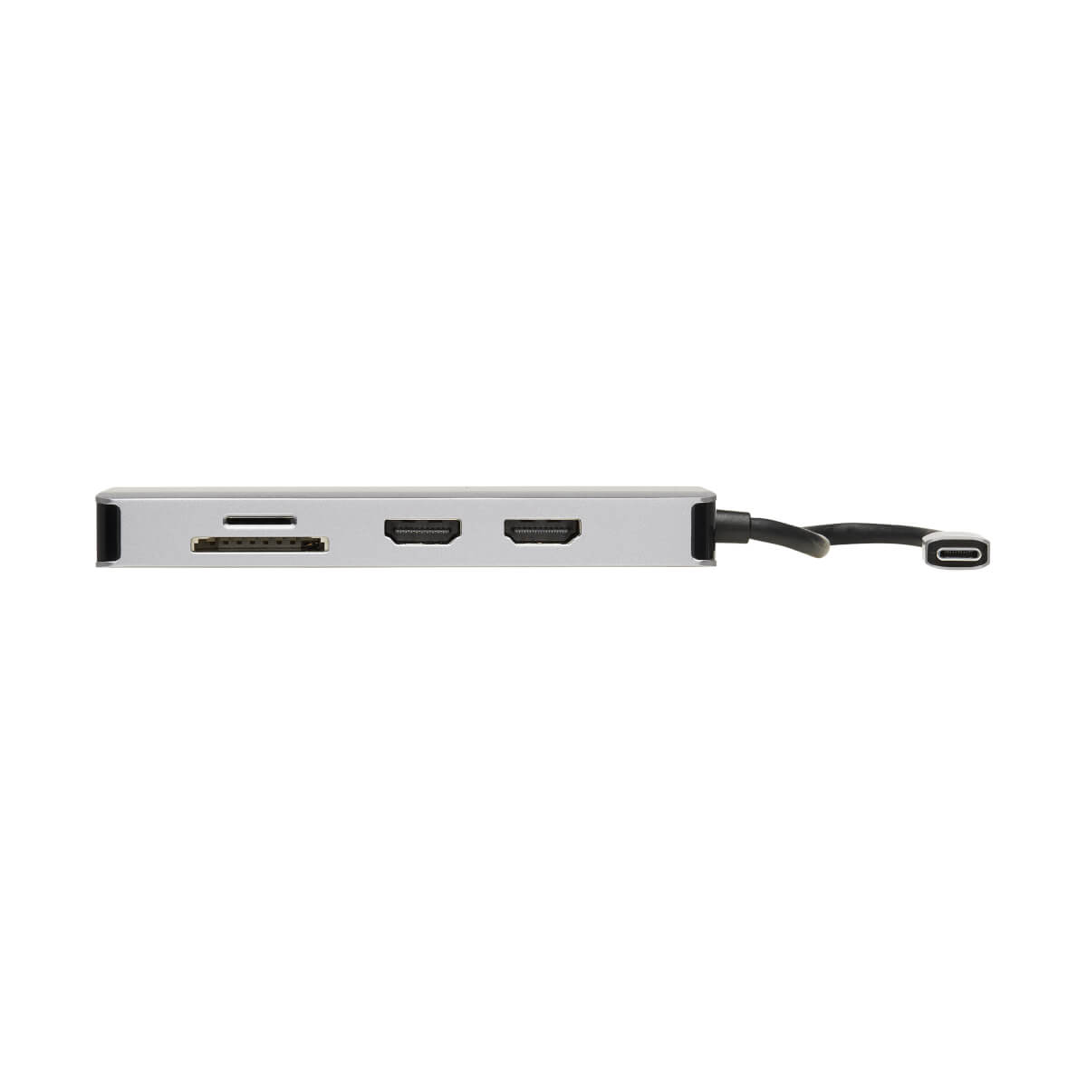 Tripp Lite U442-DOCK8G-GG base para port�til y replicador de puertos Al�mbrico USB 3.2 Gen 1 (3.1 Gen 1) Type-C Negro, Gris