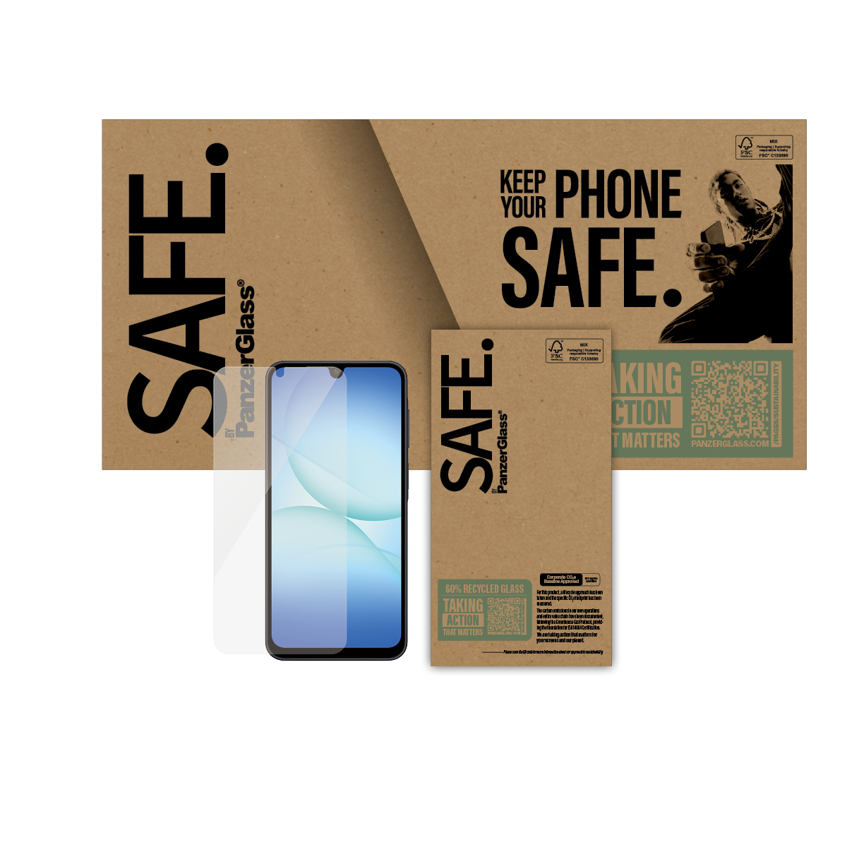 PanzerGlass SAFE. by PanzerGlass - Bildschirmschutz f�r Handy