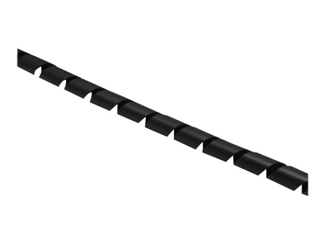InLine Spiral Wrapping Band 10m, black, 10mm