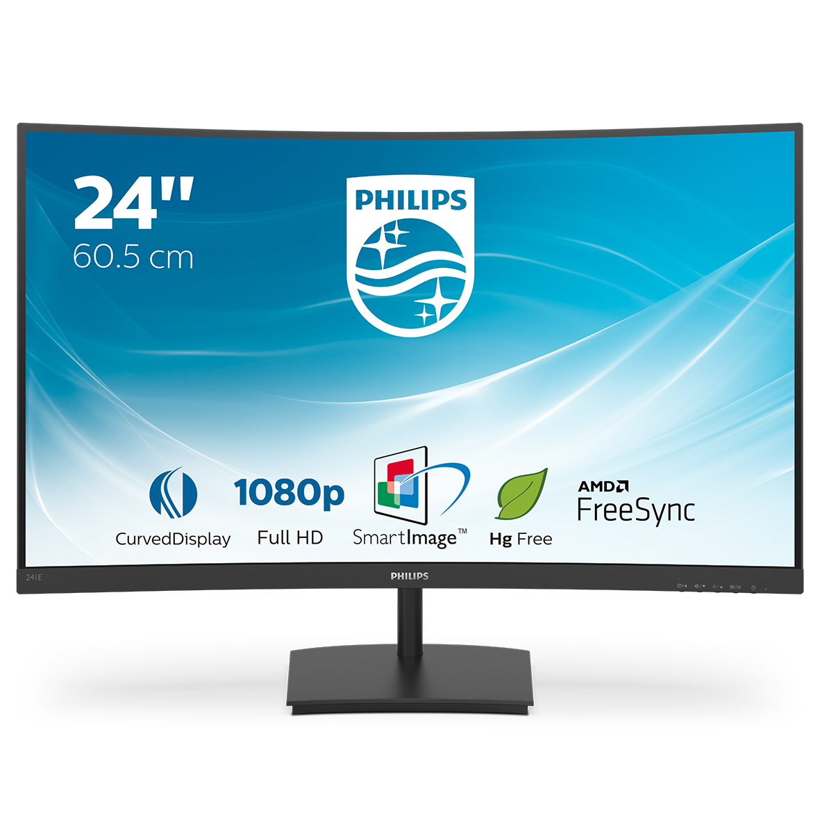 Philips E Line 241E1SC/00 LED display 59,9 cm (23.6) 1920 x 1080 Pixeles Full HD Negro