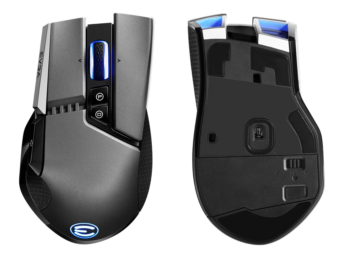 EVGA X20 mouse Right-hand RF Wireless + Bluetooth + USB Type-A Optical 16000 DPI
