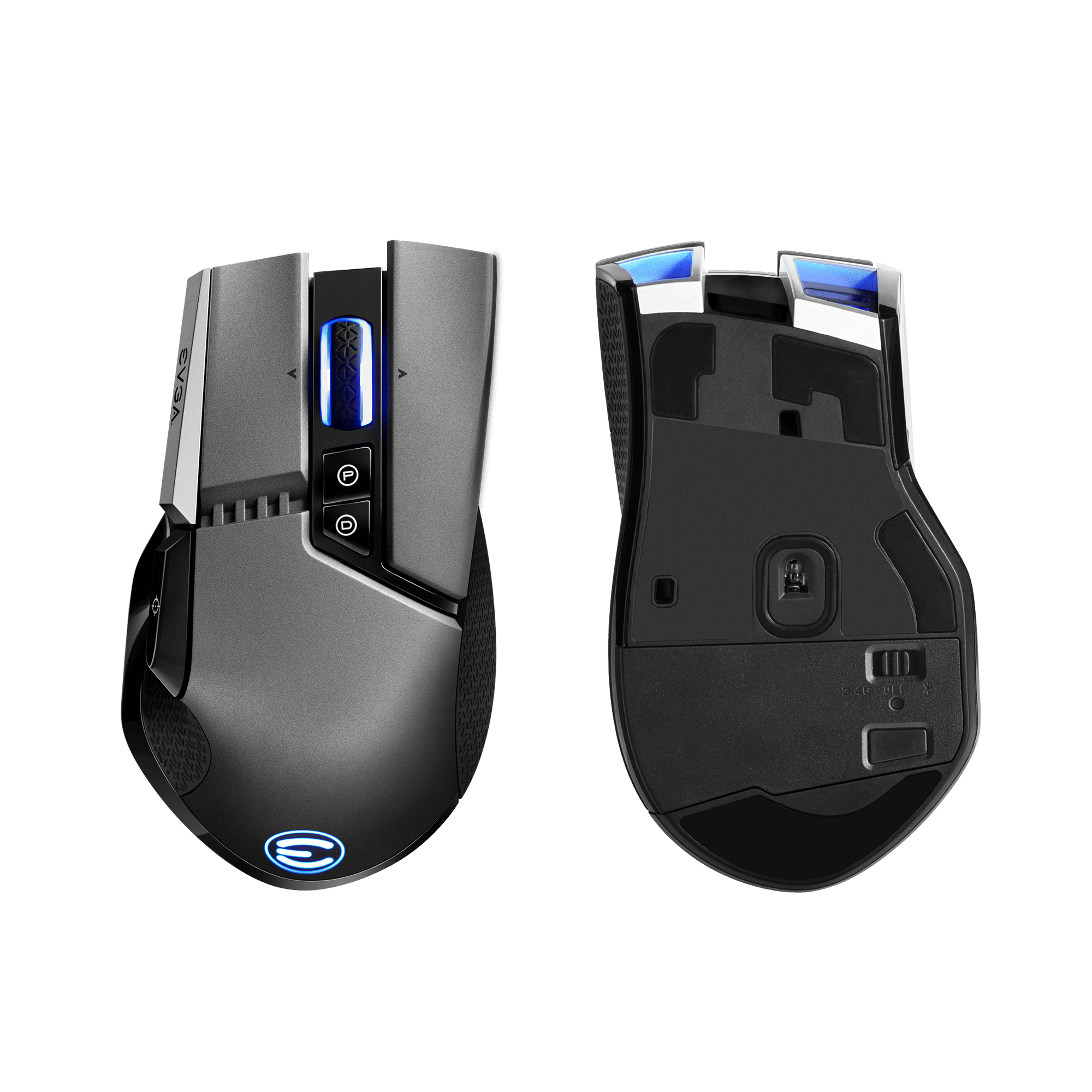 EVGA X20 mouse Right-hand RF Wireless + Bluetooth + USB Type-A Optical 16000 DPI