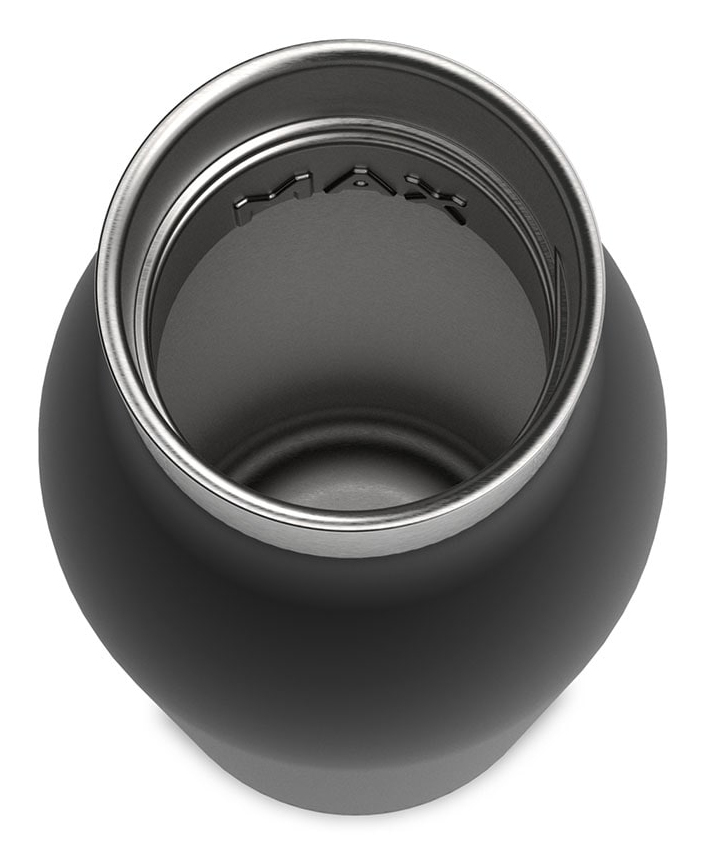 EMSA Bludrop Color N3110100 - 500 ml - Fitness - Sport - Schwarz - Edelstahl - Junge/Mdchen - 24 h