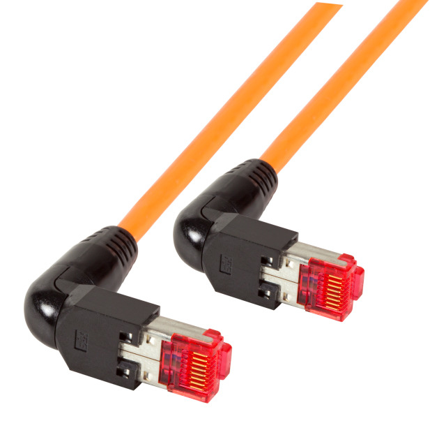 EFB Elektronik K4137OR.1 cavo di rete Arancione 1 m Cat6a S/FTP (S-STP)