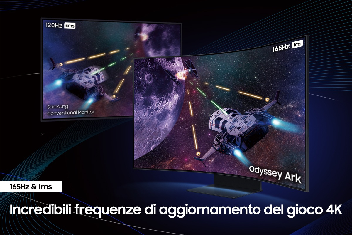 Samsung Odyssey S55CG970NU pantalla para PC 139,7 cm (55) 3840 x 2160 Pixeles 4K Ultra HD LED Negro