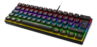 Deltaco DTG GAM-075 - Gaming-Tastatur USB mini RGB schwarz DE - QWERTZ