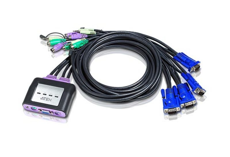 ATEN CS64A - KVM-/Audio-Switch - 4 x KVM/Audio