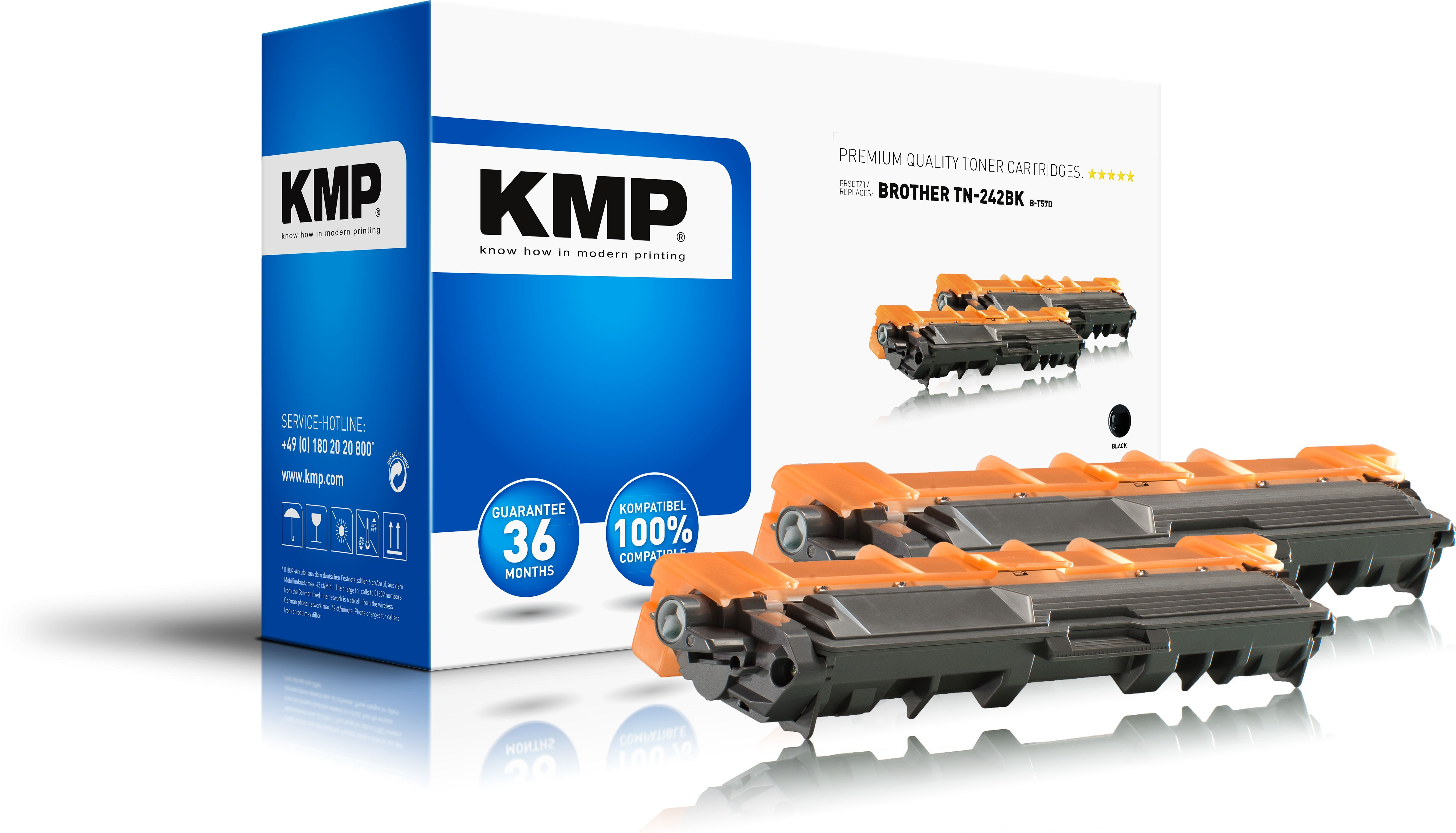 KMP B-T57D Cartouche de toner 2 pice(s) Noir