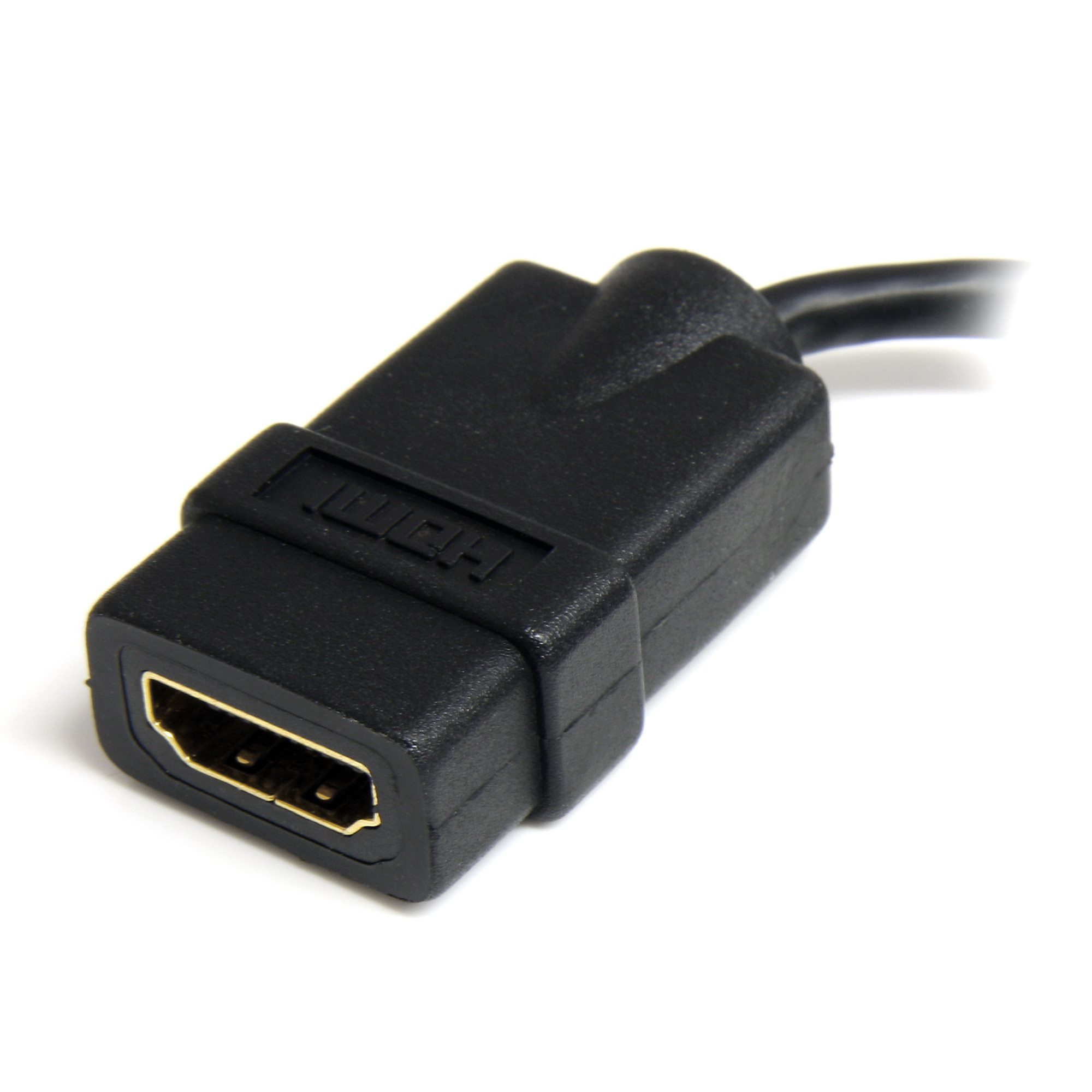 StarTech.com Cble adaptateur HDMI haute vitesse de 12cm - HDMI vers Micro HDMI - F/M - Noir