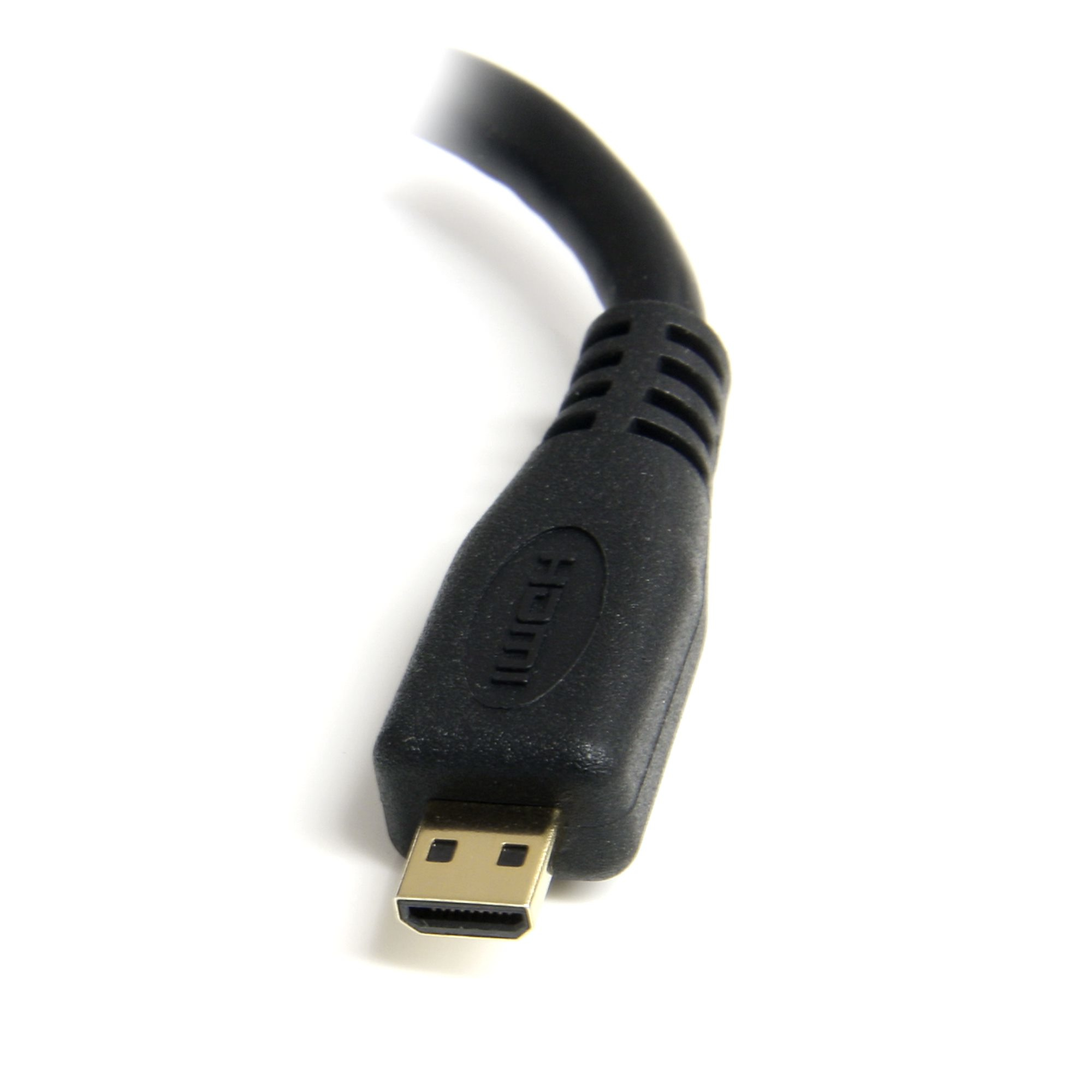 StarTech.com Cble adaptateur HDMI haute vitesse de 12cm - HDMI vers Micro HDMI - F/M - Noir