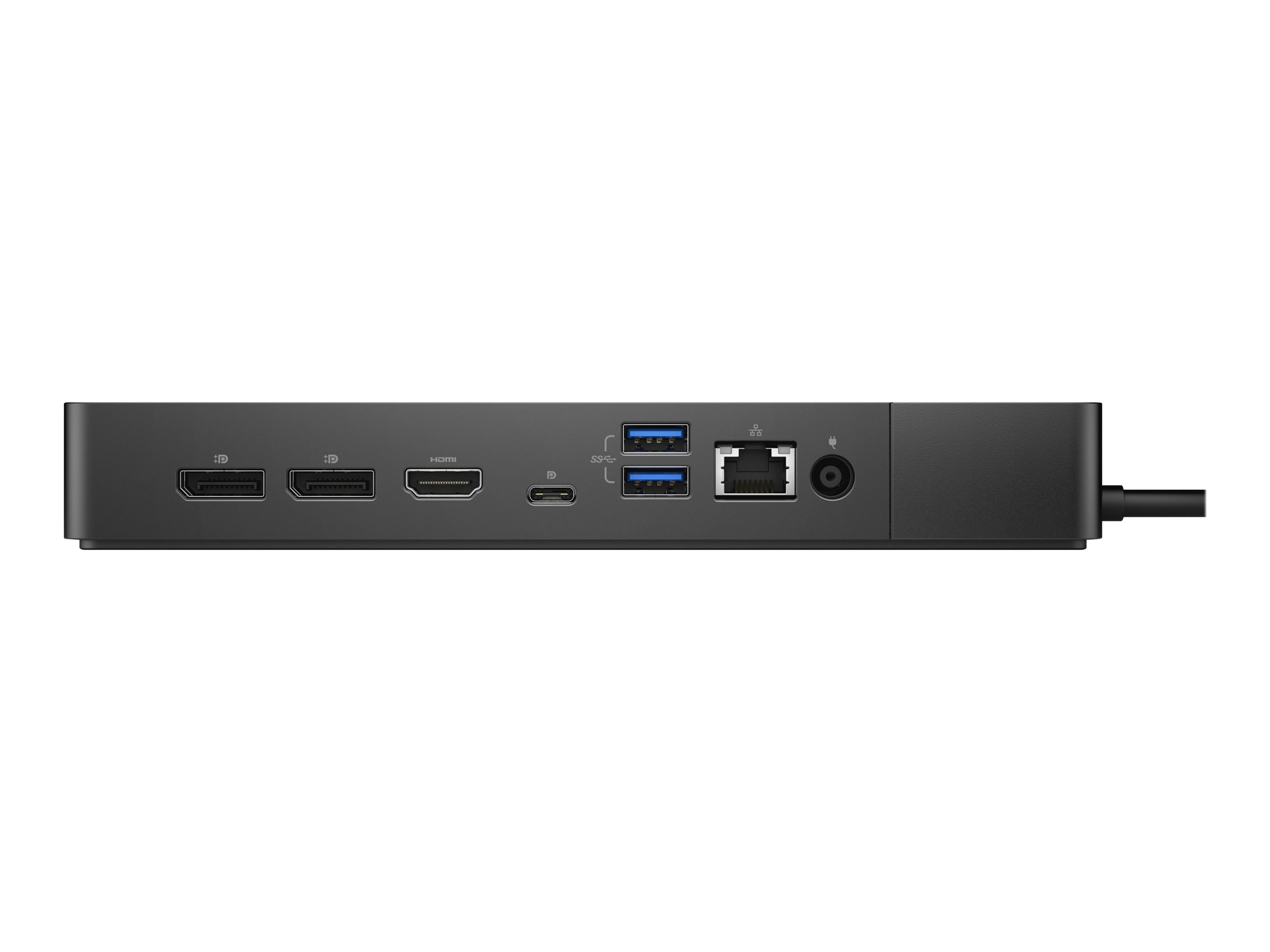 DELL WD19S-180W Cablato USB 3.2 Gen 2 (3.1 Gen 2) Type-C Nero