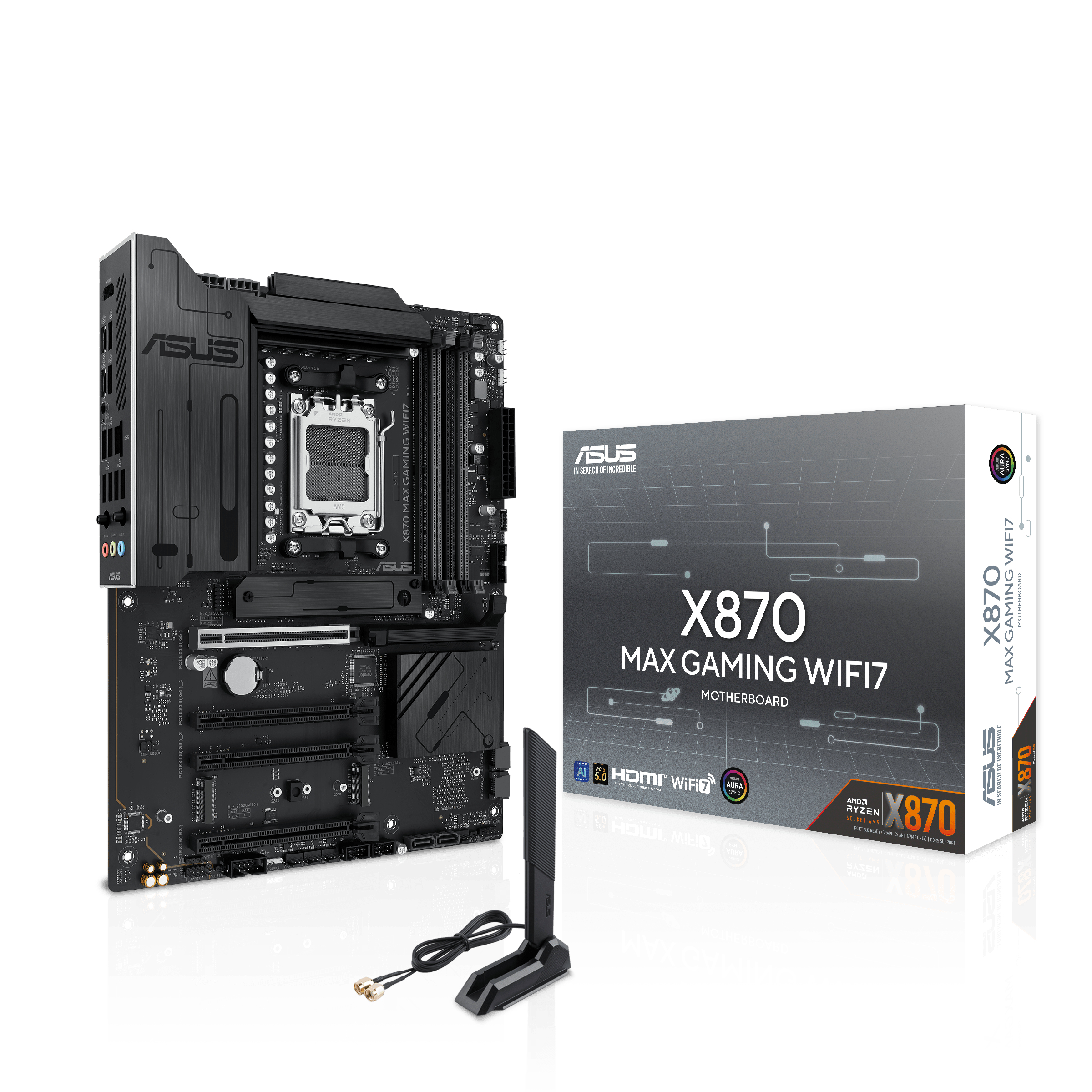 ASUS X870 MAX GAMING WIFI7 AMD X870 Zcalo AM5 ATX
