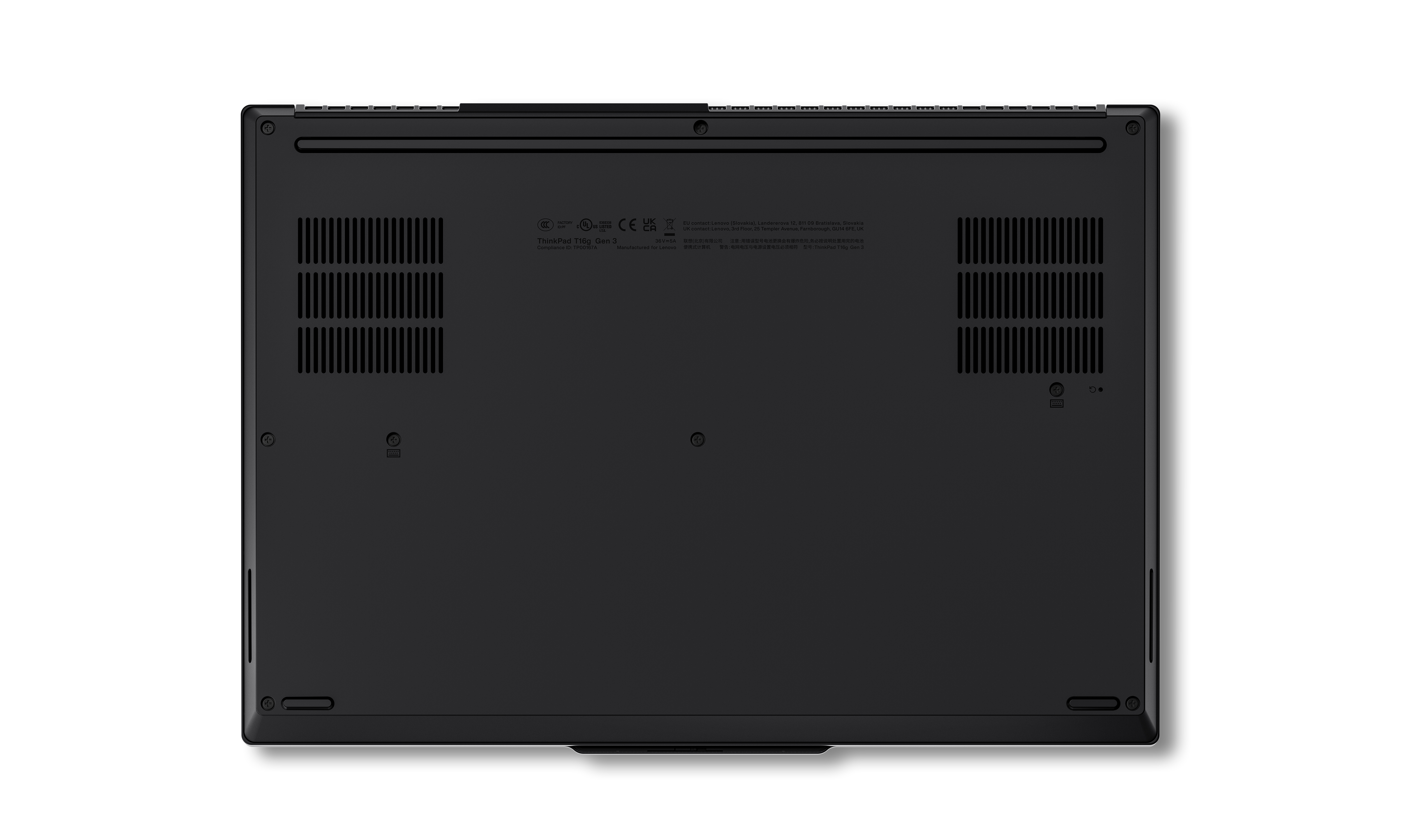 Lenovo ThinkPad T16g Gen 3 Intel Core Ultra 9 275HX Estaci�n de trabajo m�vil 40,6 cm (16) WUXGA 64 GB DDR5-SDRAM 1 TB SSD NVIDIA GeForce RTX 5080 Wi-Fi 7 (802.11be) Windows 11 Pro Alem�n Negro