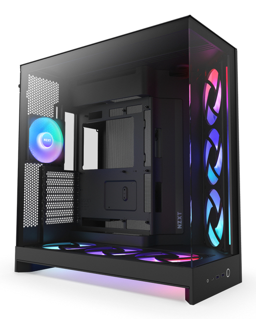 NZXT H9 Flow Rgb+ Black - Midi/Minitower - ATX