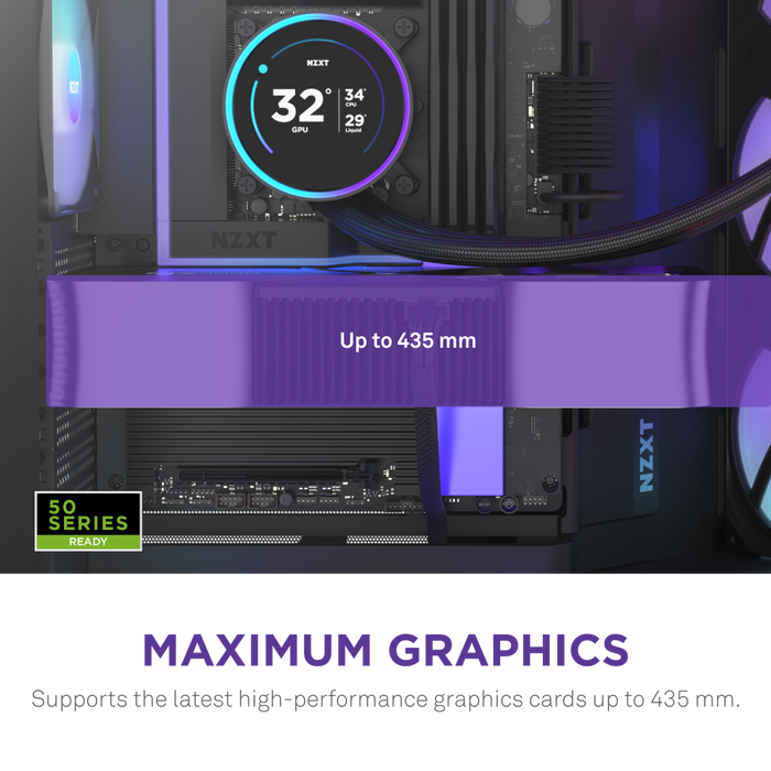 NZXT H9 Flow Rgb+ Black - Midi/Minitower - ATX