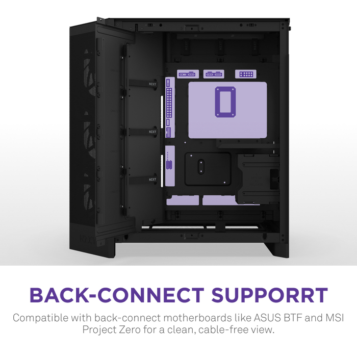 NZXT H9 Flow Rgb+ Black - Midi/Minitower - ATX