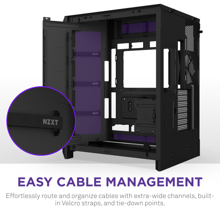 NZXT H9 Flow Rgb+ Black - Midi/Minitower - ATX