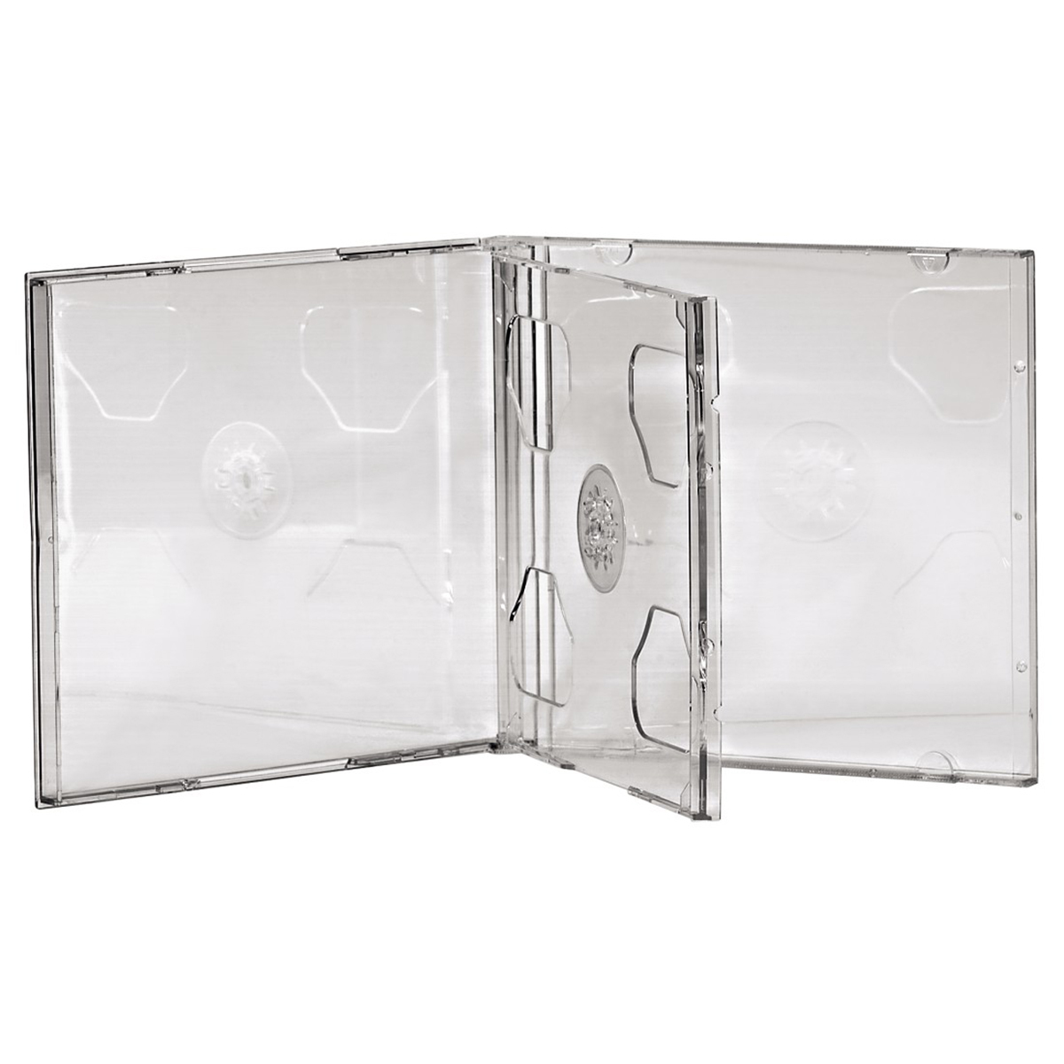 Hama Custodia per CD doppia, 5 pezzi trasparenti