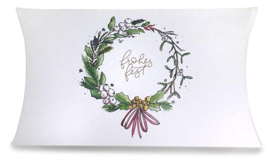 Buntbox Frohes Fest M Geschenkboxen-Set wei