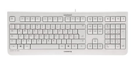 CHERRY KC 1000 tastiera USB Spagnolo Grigio