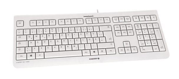CHERRY KC 1000 tastiera USB Spagnolo Grigio