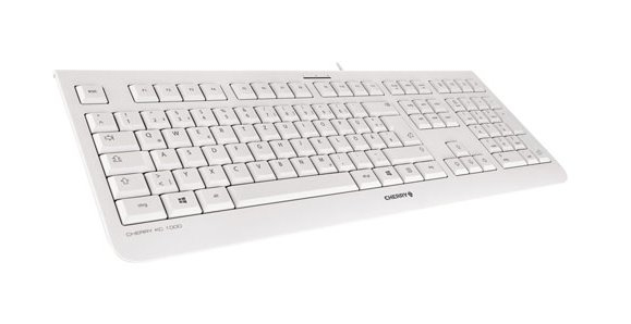 CHERRY KC 1000 tastiera USB Spagnolo Grigio