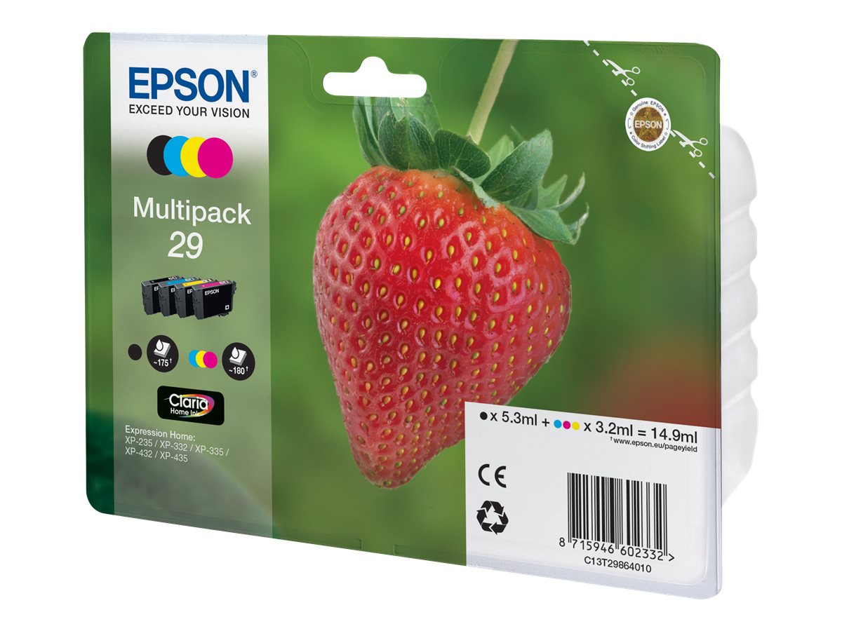 Epson 29 Multipack - 4er-Pack - Schwarz, Gelb, Cyan, Magenta