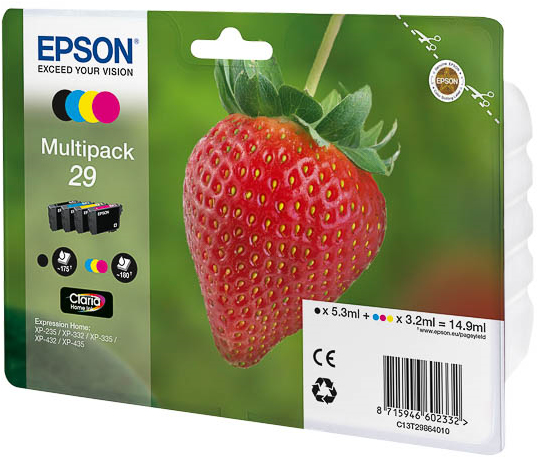 Epson 29 Multipack - 4er-Pack - Schwarz, Gelb, Cyan, Magenta