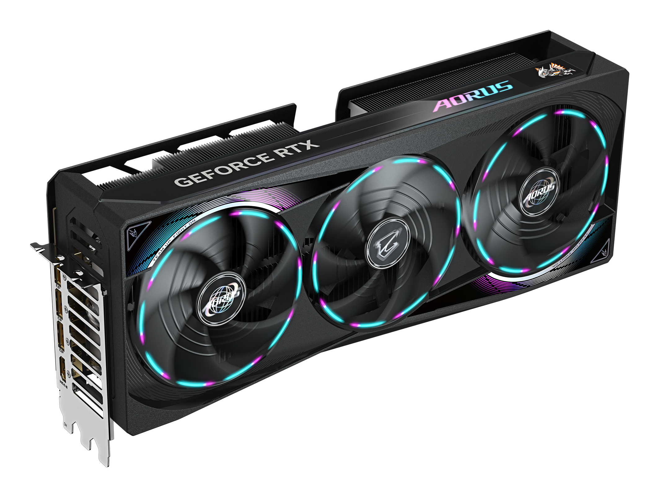 GIGABYTE AORUS GeForce RTX 5080 MASTER 16G Tarjeta Gr�fica - 16GB GDDR7, 256 bits, PCI-E 5.0, 2805MHz Core Clock, 3 x DisplayPort, 1 x HDMI, GV-N5080AORUS M-16GD