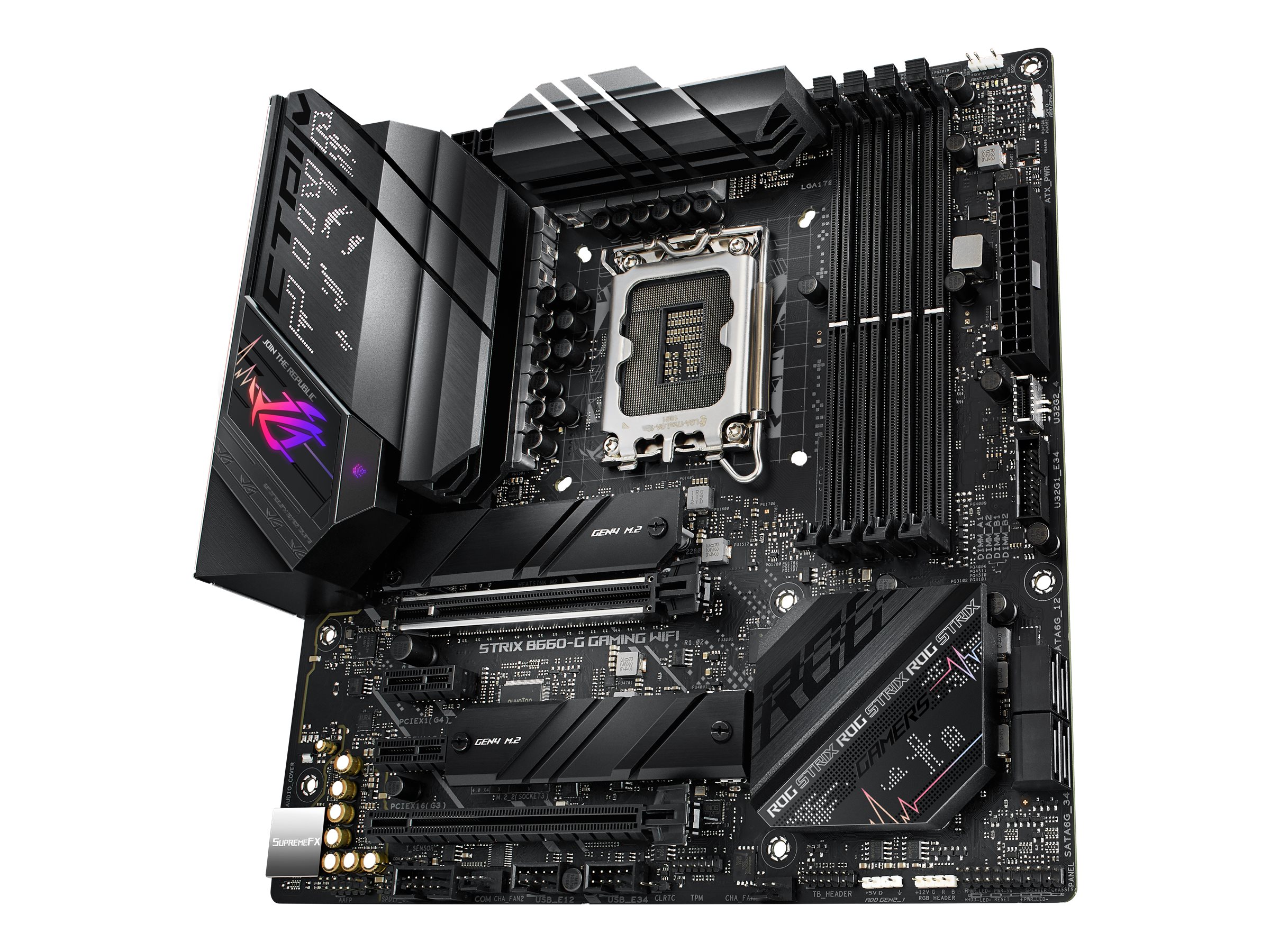 ASUS 90MB18Y0-M0EAY0 | ASUS ROG STRIX B660-G GAMING WIFI Intel B660 LGA 1700  micro ATX | OCTO24.com