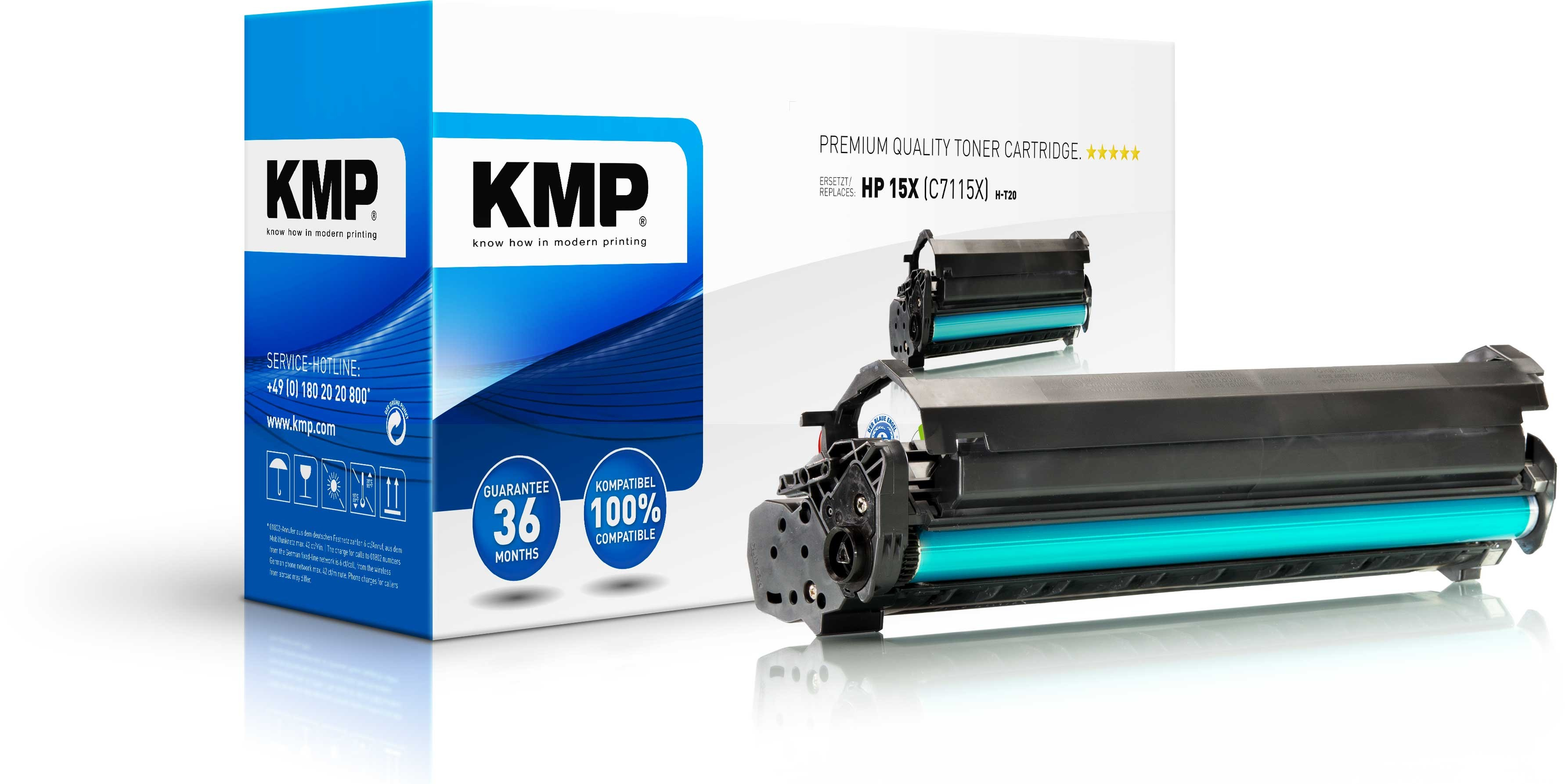 KMP LaserPrint - Schwarz - kompatibel - Tonerpatrone