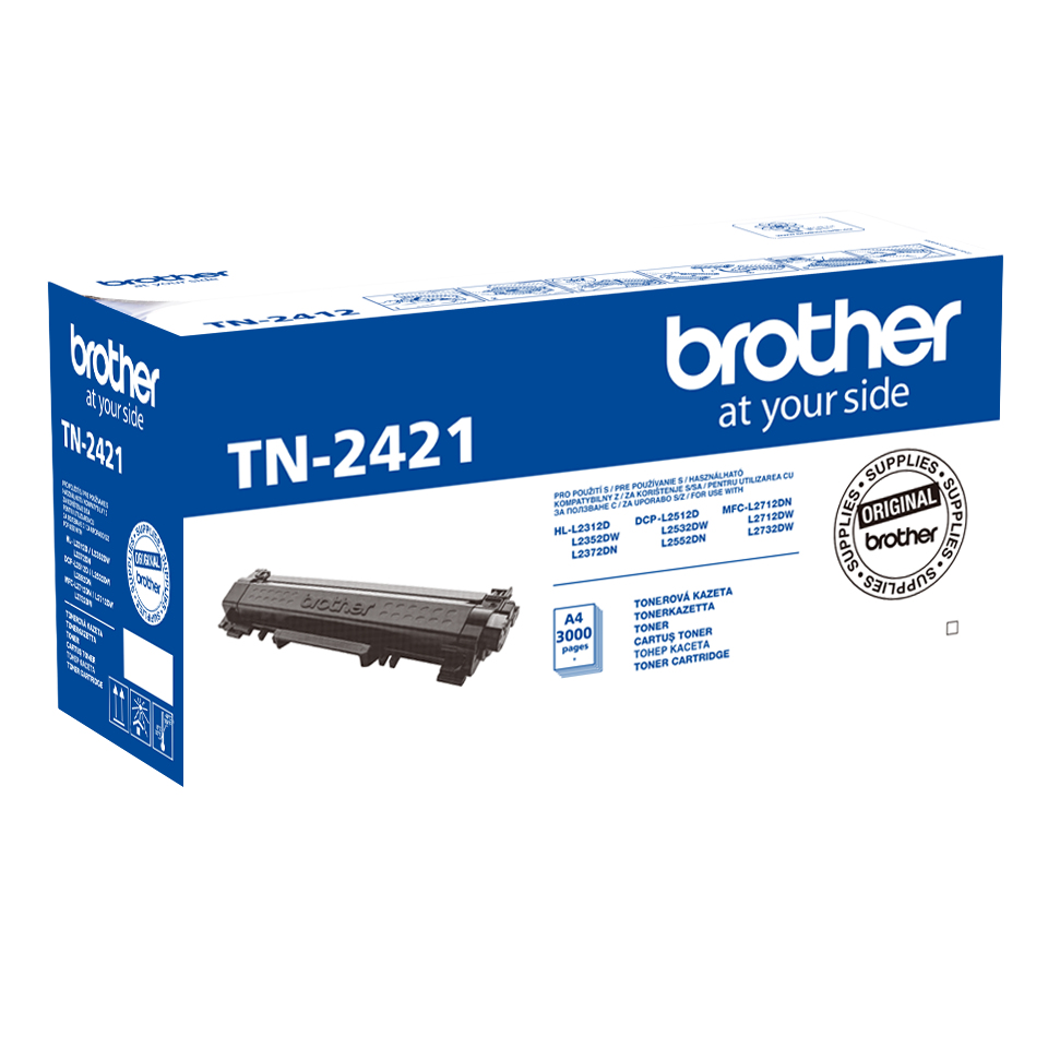 Brother TN-2421 cartucho de tner 1 pieza(s) Original Negro