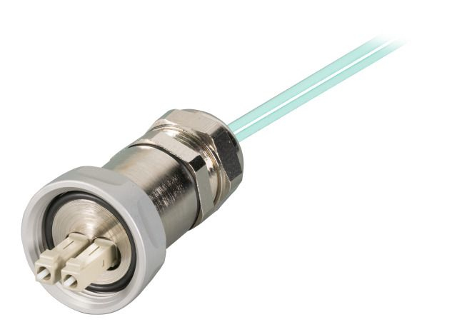 EFB Elektronik IP67KVLCDOM3-5,0 cable de fibra optica 5 m LC OM3 Color aguamarina, Beige