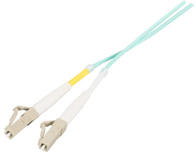 EFB Elektronik IP67KVLCDOM3-5,0 fibre optic cable 5 m LC OM3 Aqua colour, Beige