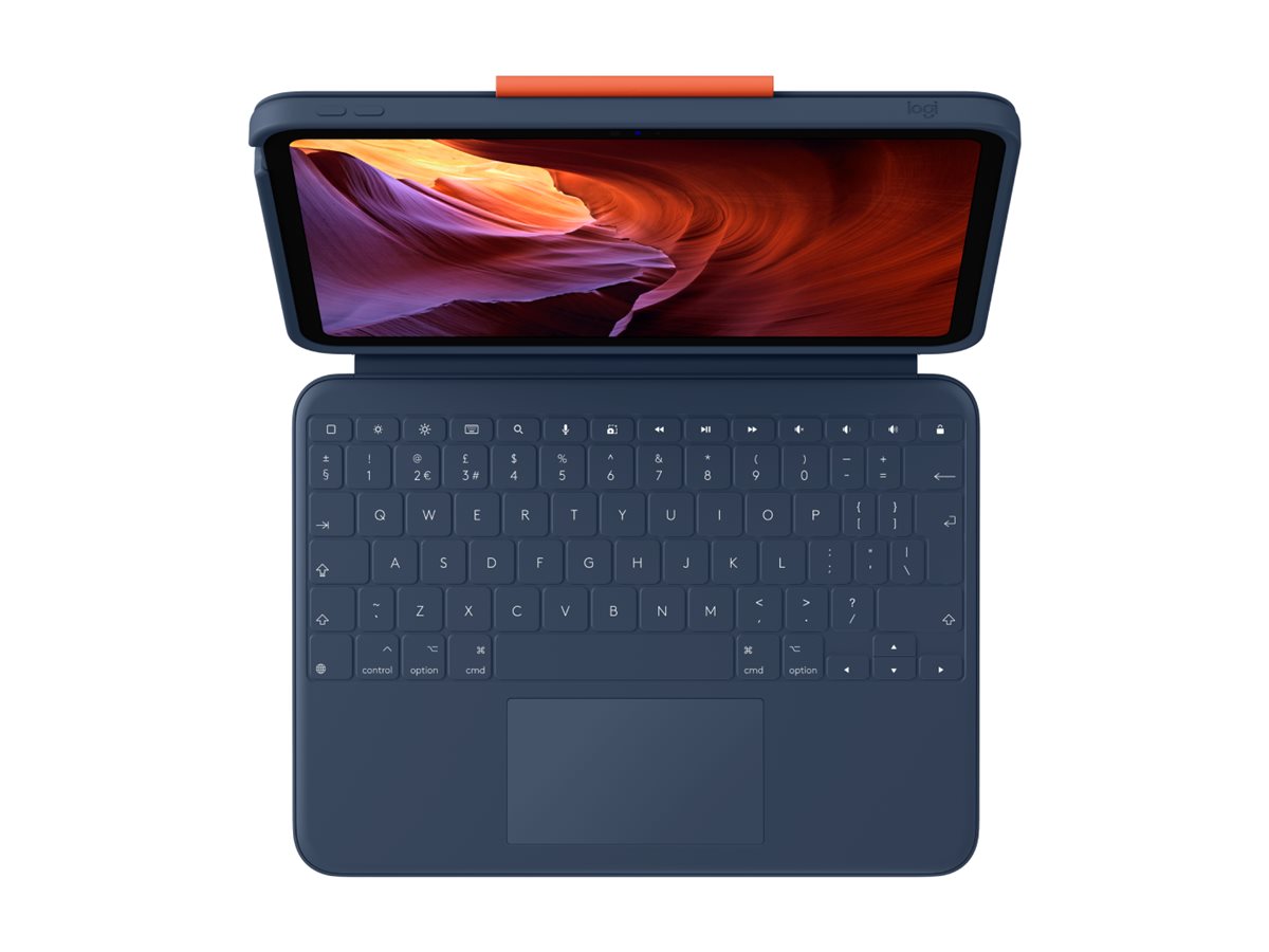 Logitech Rugged Combo 4 Touch QWERTY Ingl�s Smart Connector Azul