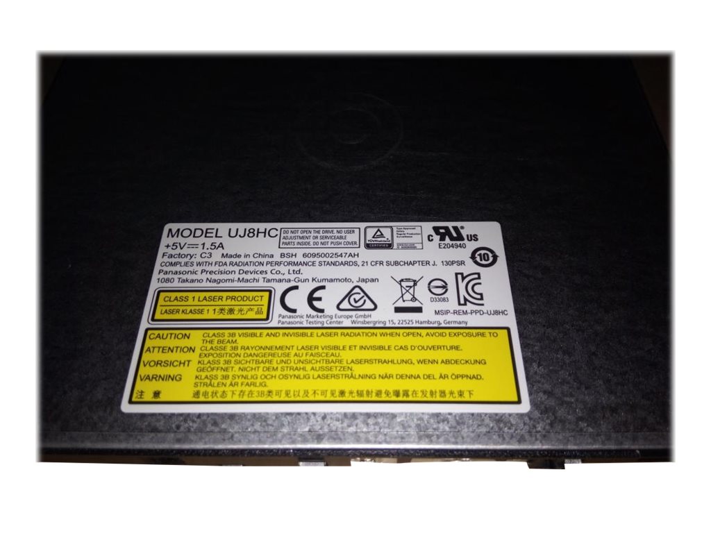 Lenovo Panasonic UJ8HC - Laufwerk - DVD-Writer - intern - 5,25 Slim Line (13,3 cm Slim Line)