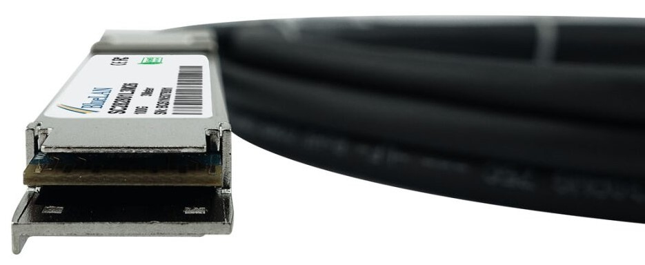 BlueOptics XQ+DA0002-BL cble dInfiniBand 2 m QSFP28 Corail, Argent
