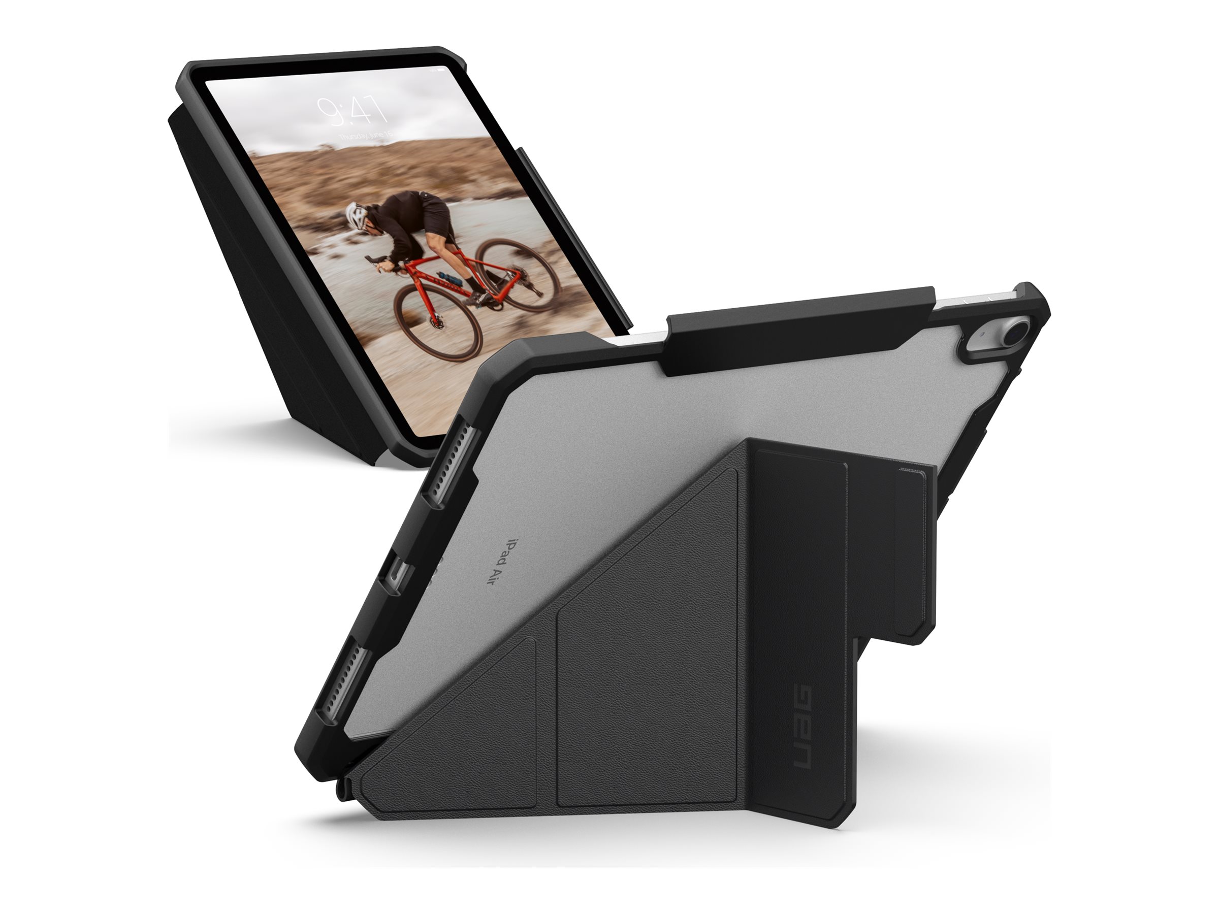 Urban Armor Gear UAG Essential Armor Series - Flip-Hlle fr Tablet - Schwarz - fr Apple 11-inch iPad Air (M2)