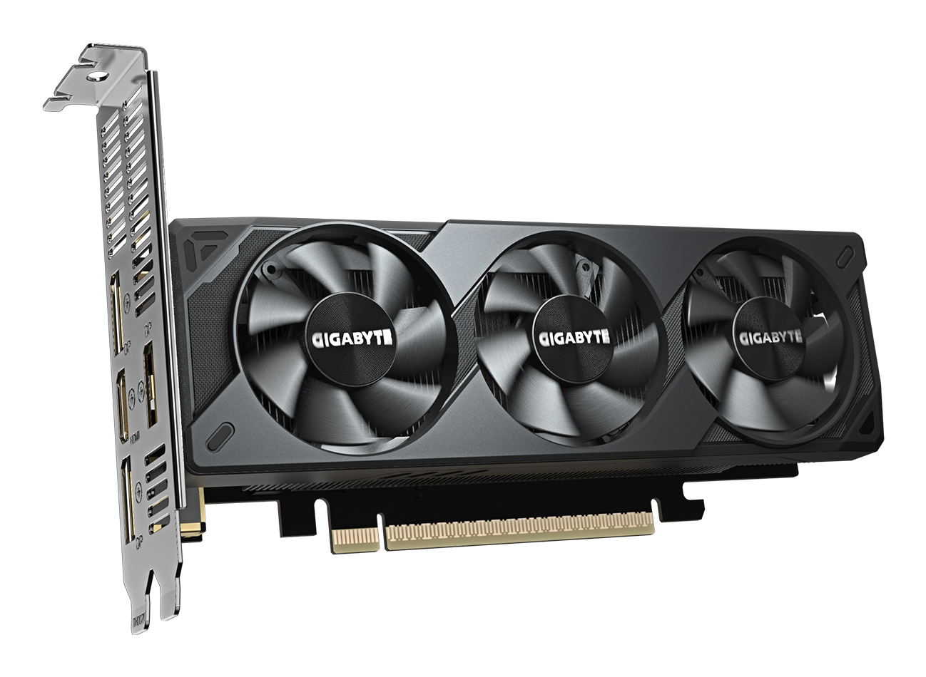 GIGABYTE GeForce RTX 5060 OC Low Profile 8G Carte Graphique - 8GB GDDR7, 128bit, PCI-E 5.0, 2512 MHz Fr�quence du c ur, 3 x DisplayPort, 1 x HDMI, GV-N5060OC-8GL