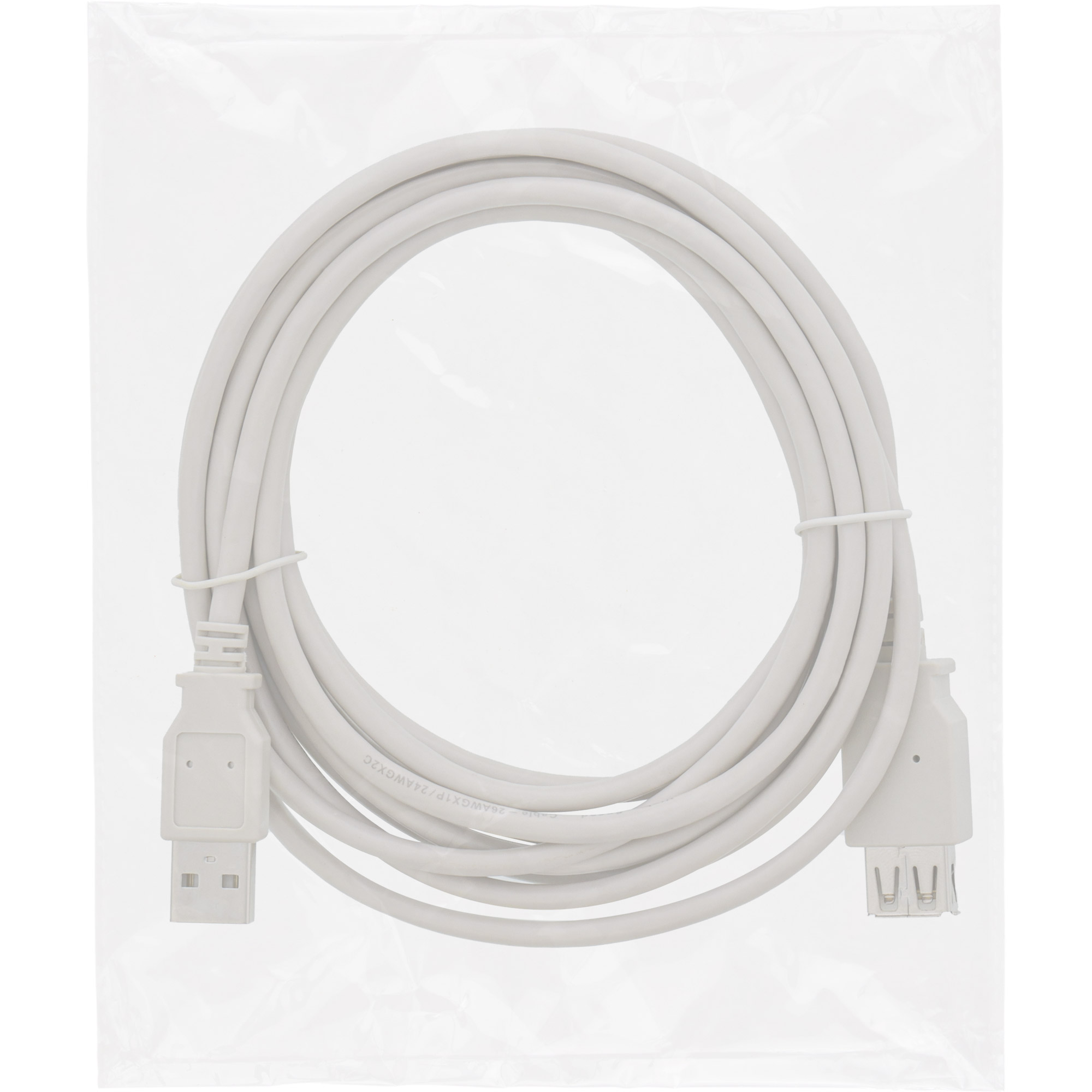 InLine USB 2.0 Extension Cable Type A male / female, beige, 1.8m, bulk