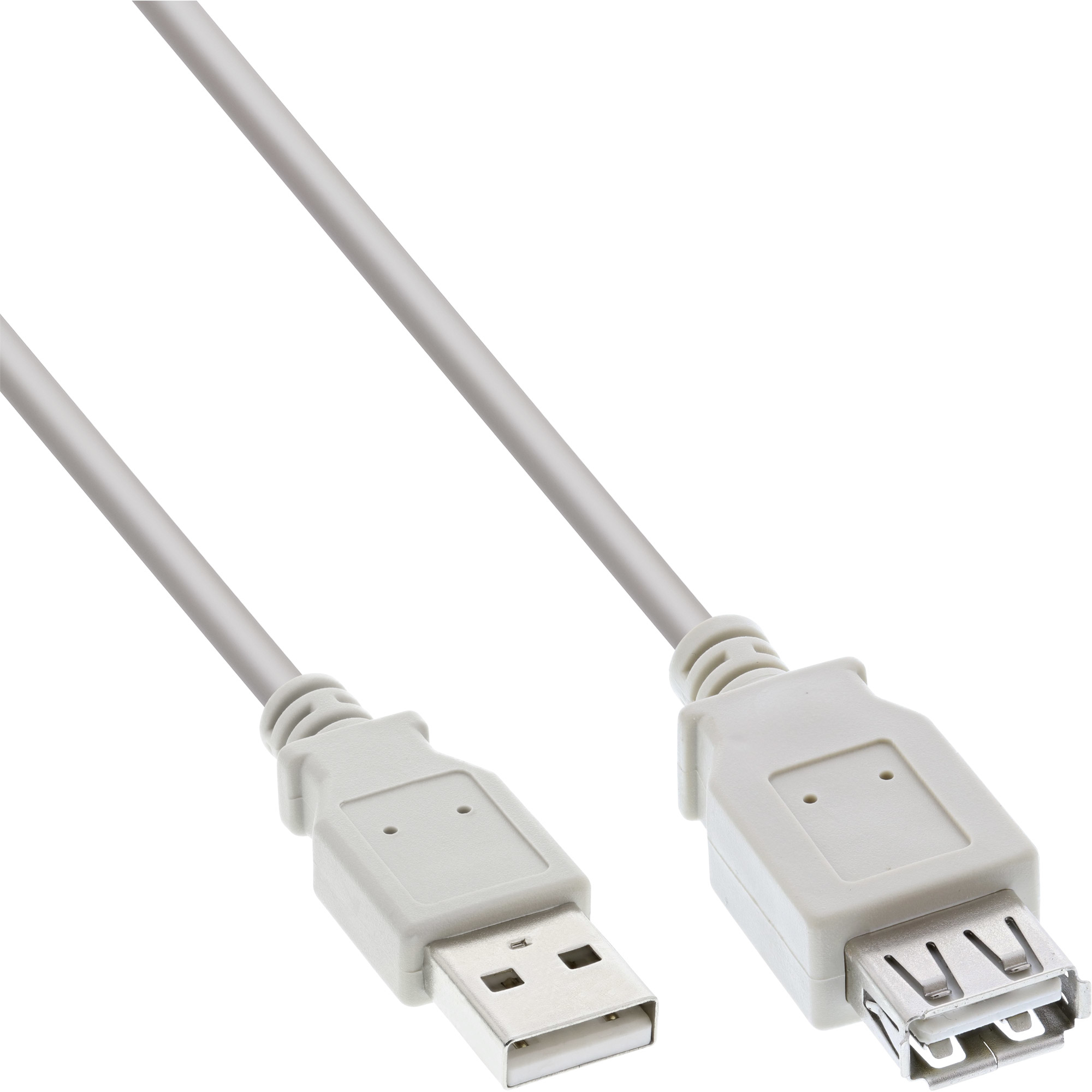 InLine USB 2.0 Extension Cable Type A male / female, beige, 1.8m, bulk