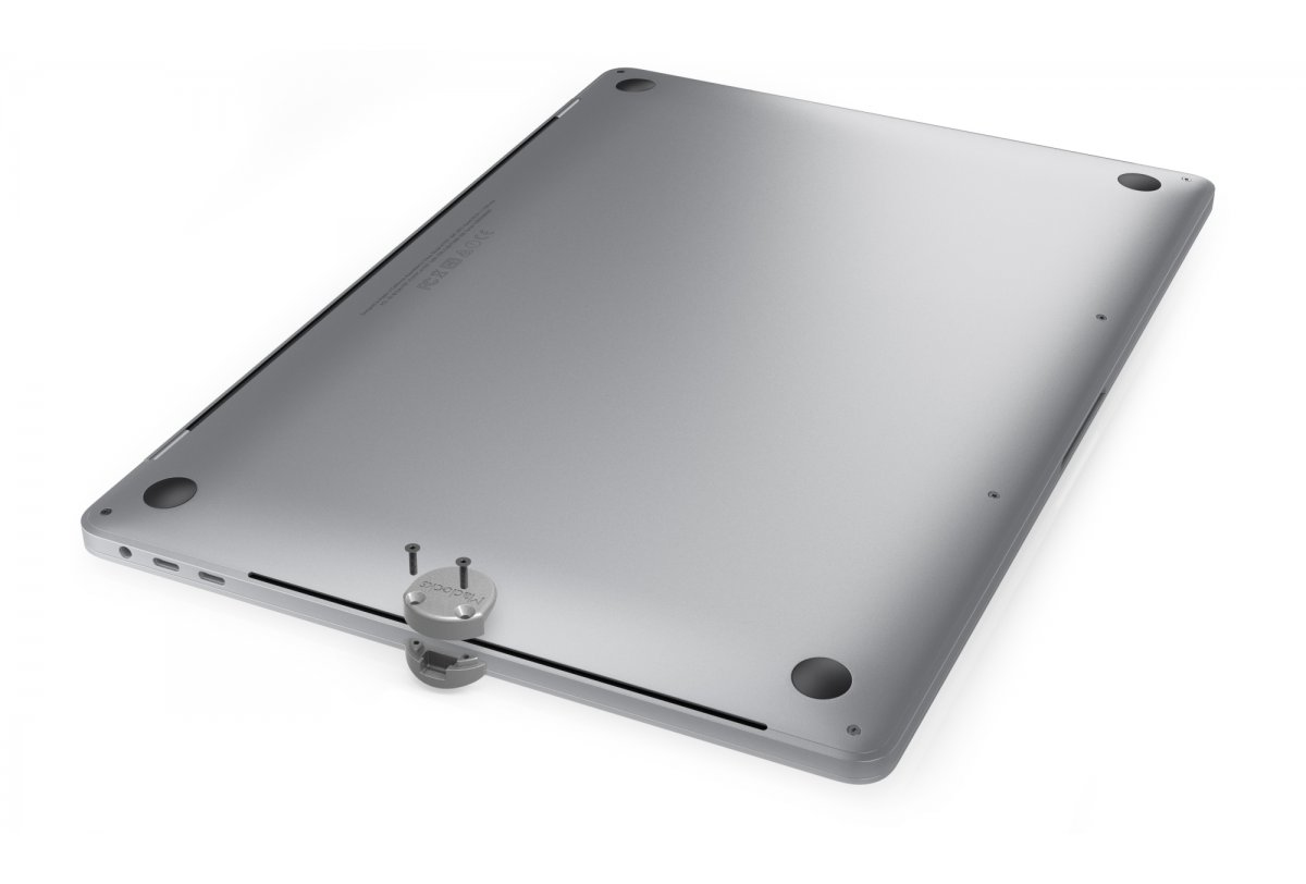 Compulocks MacBook Pro Touch Bar Lock Adapter With Keyed Cable Lock - Sicherheitsschlossadapter - Silber - mit Kabelschloss mit Schl�ssel - f�r Apple MacBook Pro with Touch Bar 13.3 4x Thunderbolt 3 (Late 2016, Mid 2017, Mid 2018, Mid 2019, Early 2020)