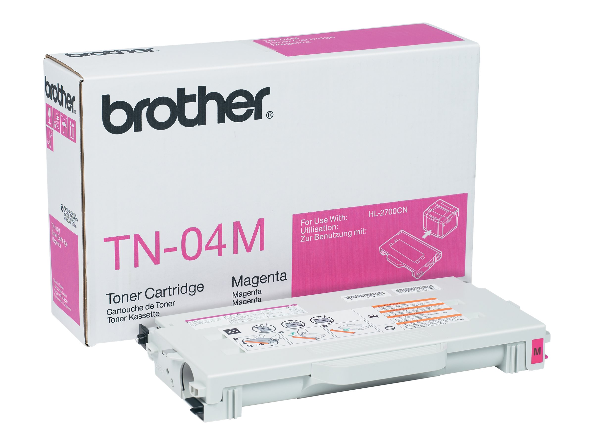 Brother TN04M - Magenta - Original - Tonerpatrone