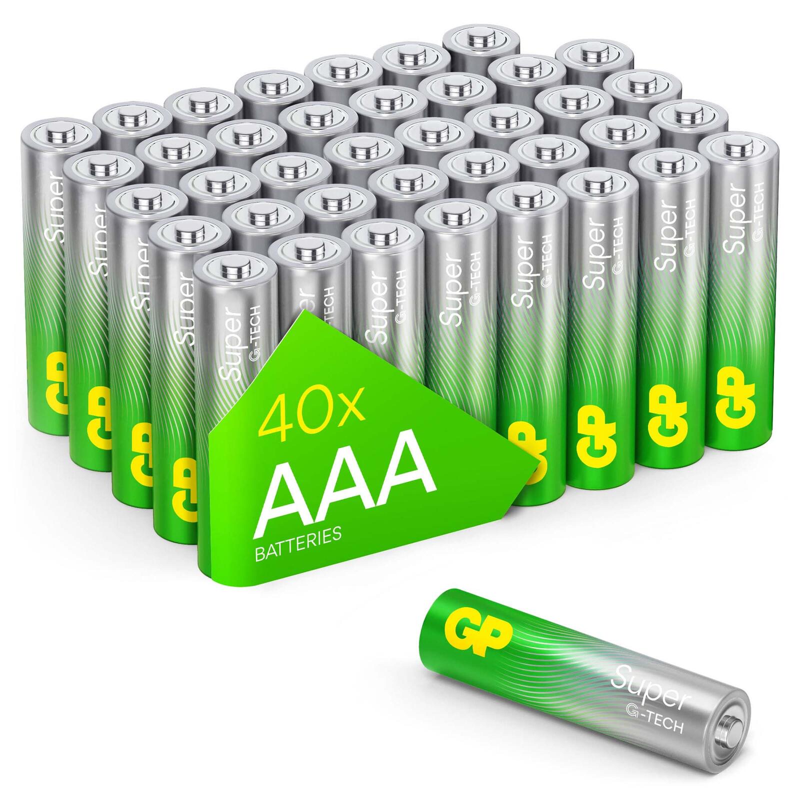 GP Battery Super Micro AAA -Batterie Alkali-Mangan 1.5 V 40 St.