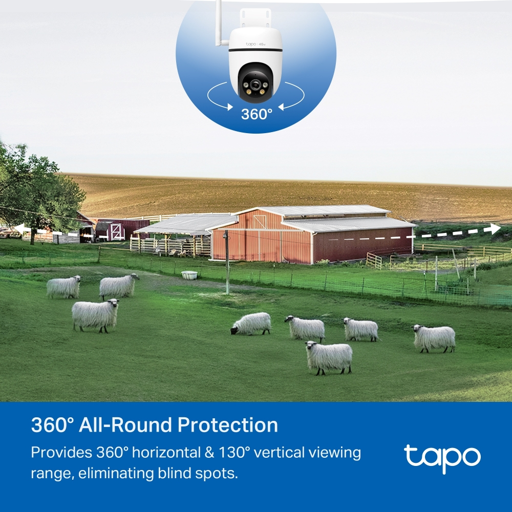 TP-LINK Outdoor Pan/Tilt 4G LTE Camera