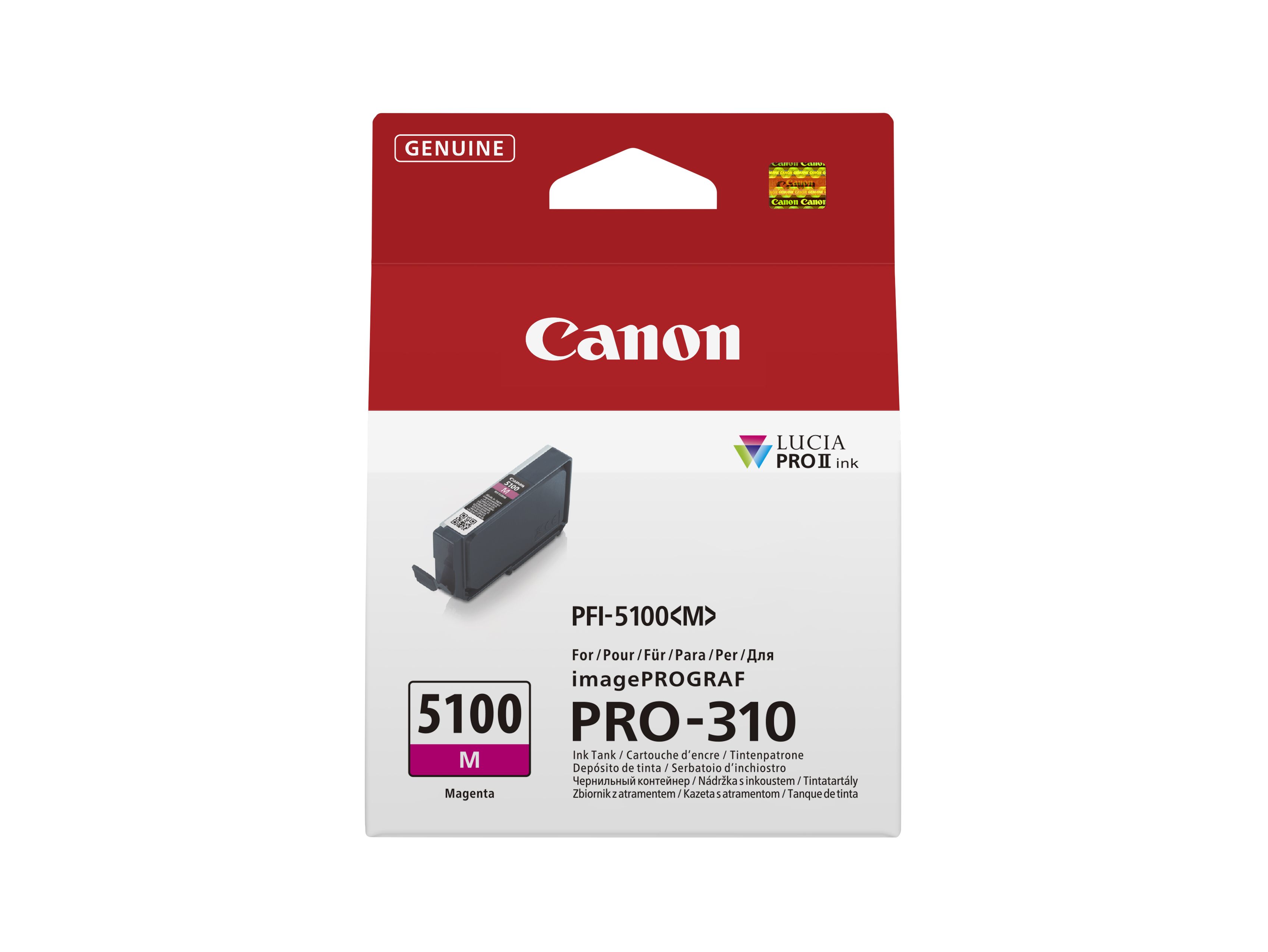 Canon PFI-5100 M cartouche dencre 1 pi�ce(s) Original Magenta