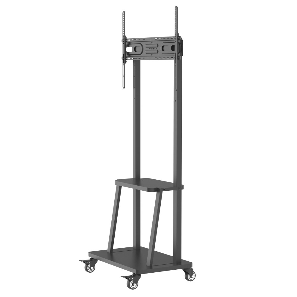 Techly Floor Stand with Shelf for 32-70 LCD/LED/Plasma TV