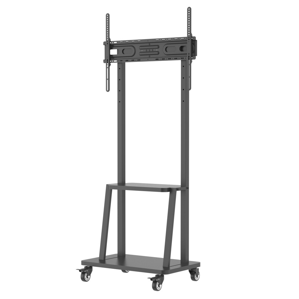 Techly Floor Stand with Shelf for 32-70 LCD/LED/Plasma TV